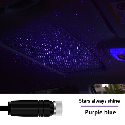LED Starry Sky Projector - USB Car Roof & Room Galaxy Night Light