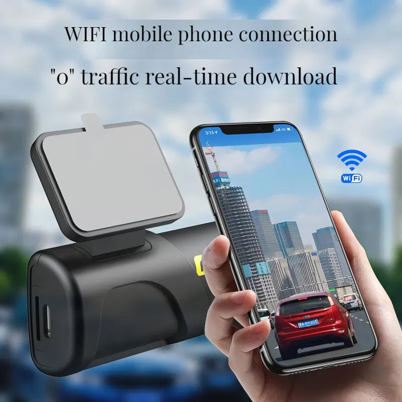 Czsky 2K 1440P WiFi Dash Cam - Voice Control DVR with Night Vision & 24H Parking Mode
