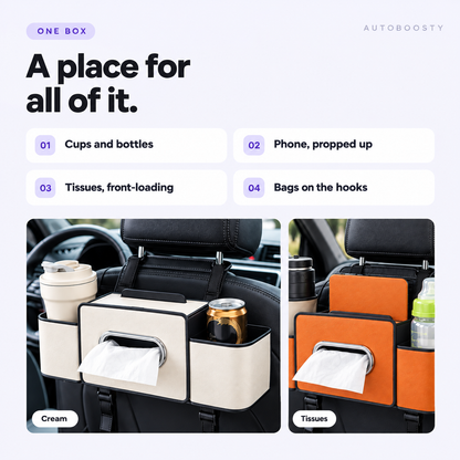 Car Seat Back Storage Box