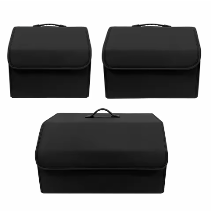 Collapsible PU Leather Trunk Organizer