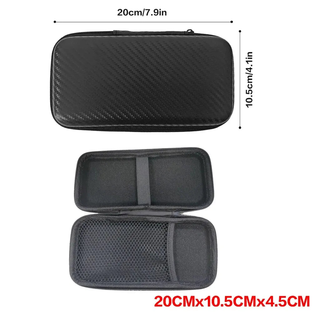 Carbon Fiber Storage Organizer Bags - Multiple Sizes EVA Tool Cases with Zipper