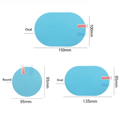 Car Rearview Mirror Rainproof Film - Anti-Fog Clear Protection for All Weather