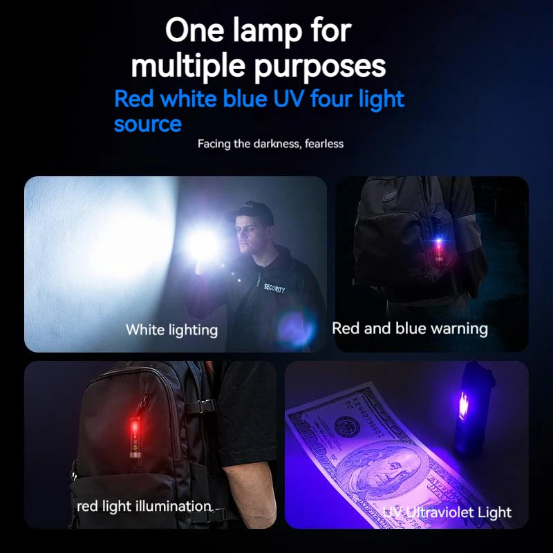 PHILIPS 2025 Super Bright EDC Flashlight - Rechargeable Mini Keychain Light