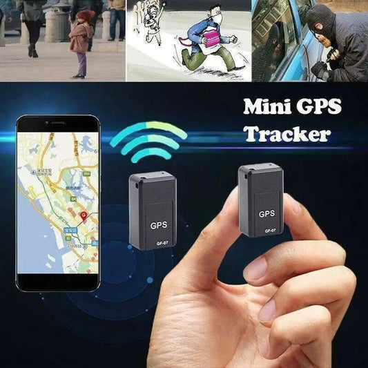 Mini GF-07 GPS Tracker - Real-Time Location Device for Cars, Bikes, Pets & Children