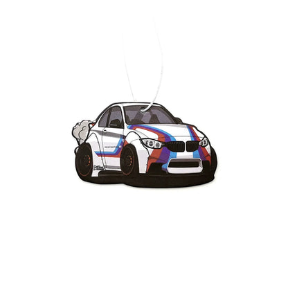 BMW Car Air Freshener Collection - Model-Specific Paper Pendants for Rearview Mirror