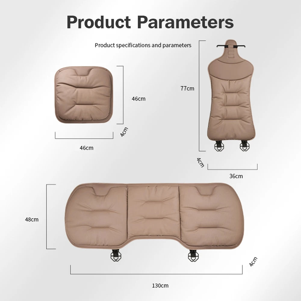 Car Seat Waist Cushion Support Pad - Ergonomic Lumbar Pillow for Driver Comfort