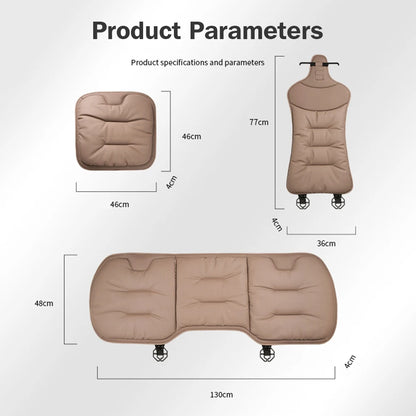 Car Seat Waist Cushion Support Pad - Ergonomic Lumbar Pillow for Driver Comfort