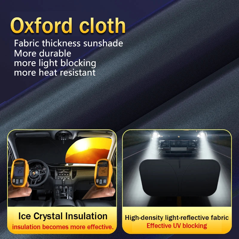 Custom Car Windshield Sunshade - Vehicle-Specific UV Protection Cover