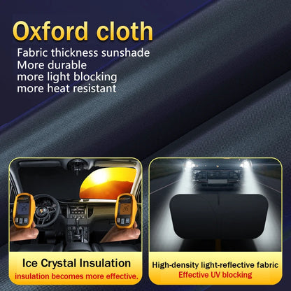 Custom Car Windshield Sunshade - Vehicle-Specific UV Protection Cover