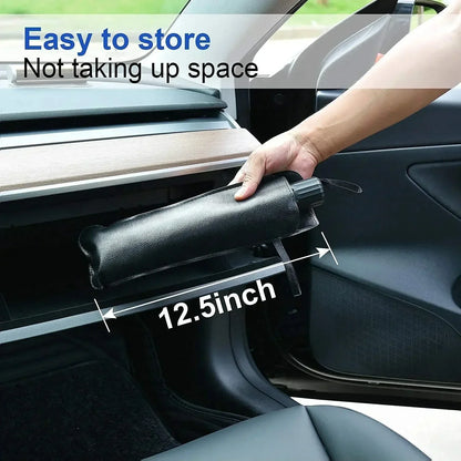 Car Front Window Sun Shade - UV Protection Windshield Sunshade with 10-Rib Structure