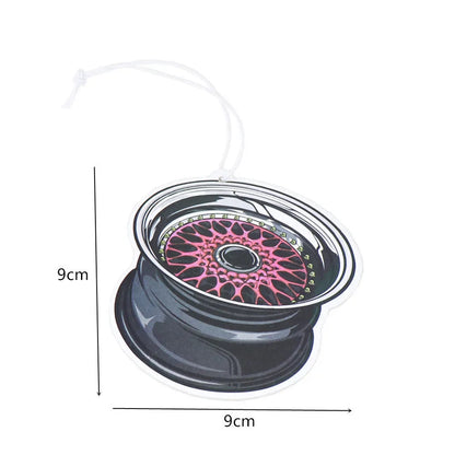 JDM Car Air Freshener - Hanging Turbo & Performance Parts Paper Diffuser