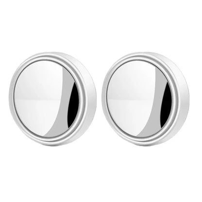2-Piece Blind Spot Mirrors - 360° Adjustable Convex Safety Mirrors for Car
