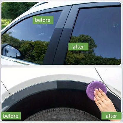 Car Plastic Restorer Back to Black Gloss Long-Lasting Coating Leather Renovator Auto Polish Cleaning Product