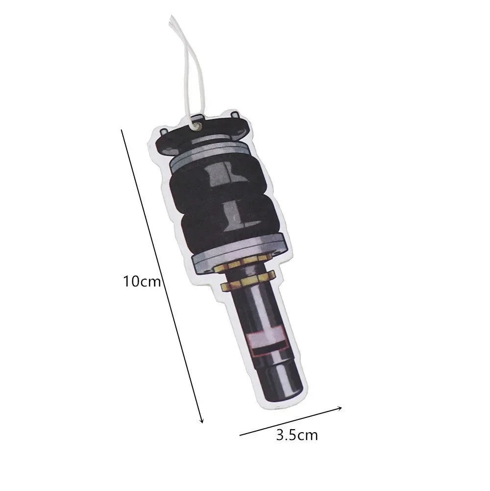 JDM Car Air Freshener - Hanging Turbo & Performance Parts Paper Diffuser
