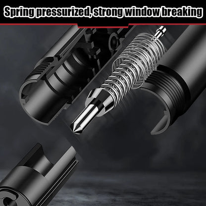 Car Safety Hammer - 2-in-1 Emergency Glass Breaker & Seat Belt Cutter