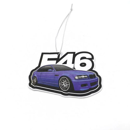 BMW Car Air Freshener Collection - Model-Specific Paper Pendants for Rearview Mirror