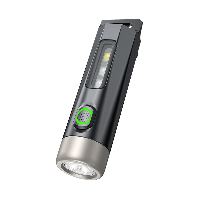 PHILIPS 2025 Super Bright EDC Flashlight - Rechargeable Mini Keychain Light
