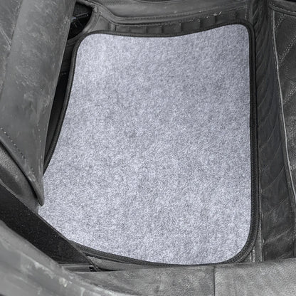 Universal Car Floor Mats - 4-Piece Front & Rear Carpet Set for All Vehicles