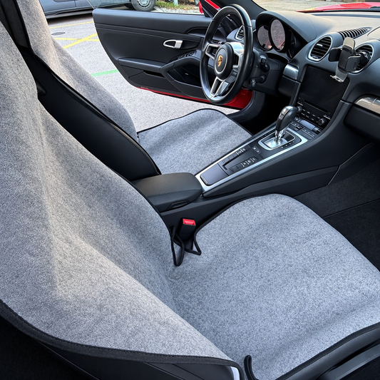 Housse de siège de voiture imperméable avec serviette anti-transpiration