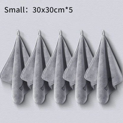 SEAMETAL Multi Sizes Car Microfiber Towel Upgraded Ultra-Soft Auto Drying Cleaning Cloth Super Absorbent Scratch-Free Towels