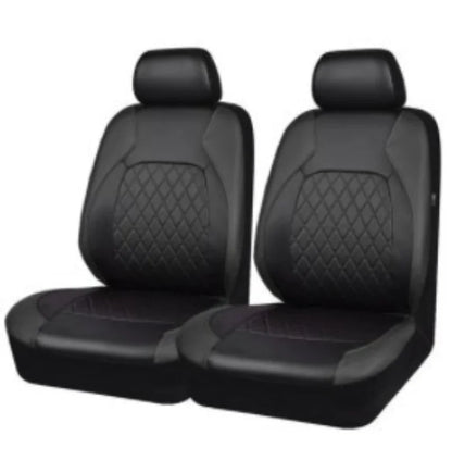 Universal PU Leather Car Seat Covers - Airbag Compatible Protection Set