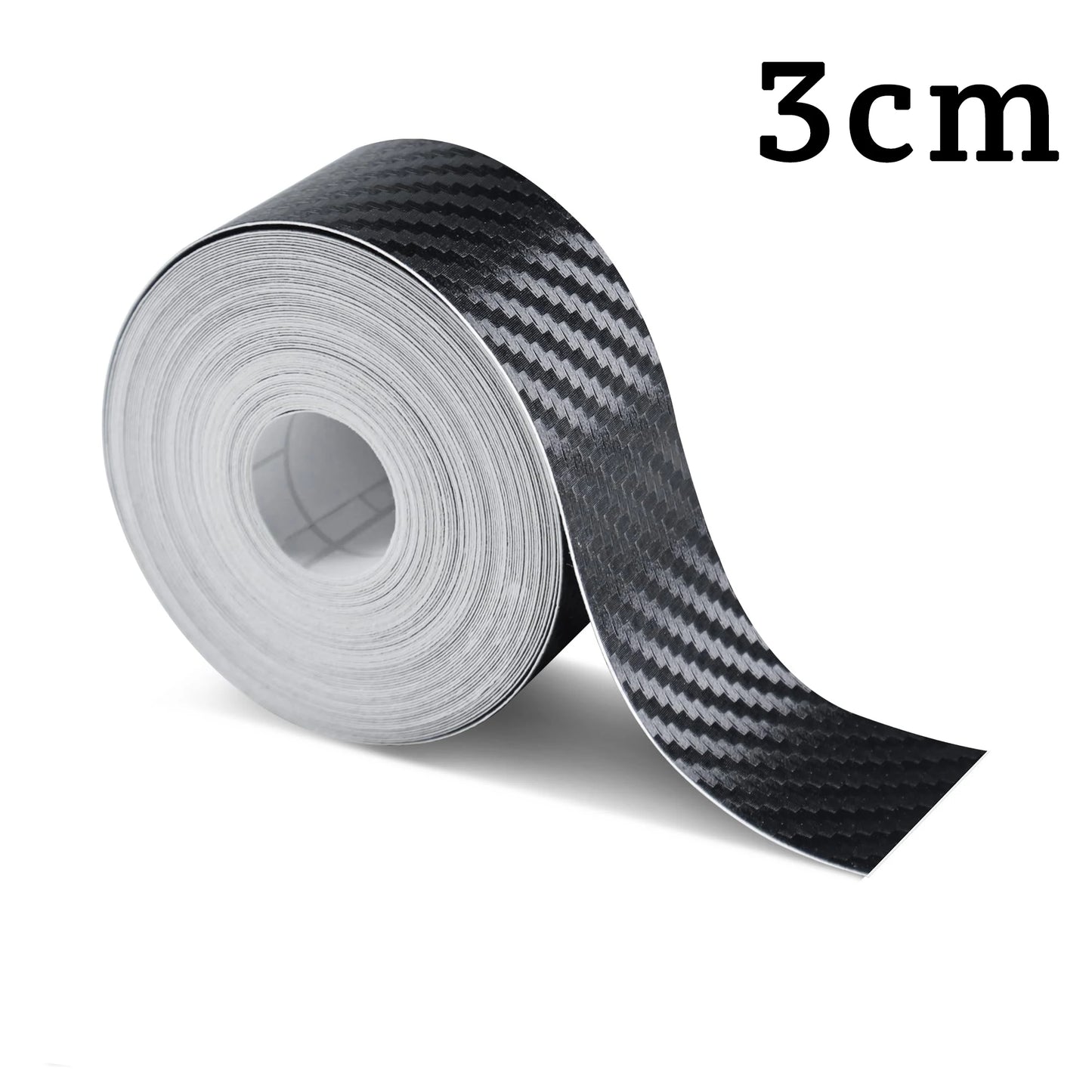 Nano Carbon Fiber Car Protection Tape - 3D Adhesive Strip for Door & Mirror Guard