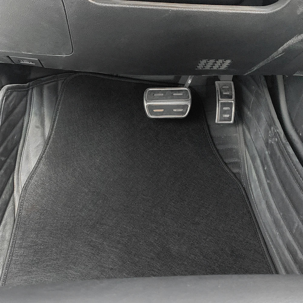 Universal Car Floor Mats - 4-Piece Front & Rear Carpet Set for All Vehicles
