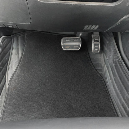 Universal Car Floor Mats - 4-Piece Front & Rear Carpet Set for All Vehicles