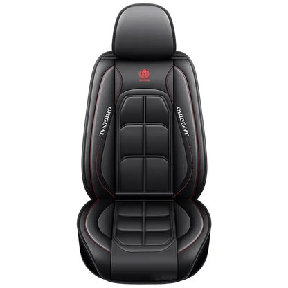 Premium PU Leather Universal Car Seat Cover - Single Front Seat Protection