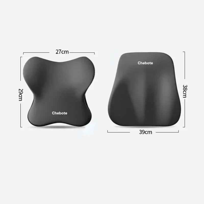 Ergonomic Car Neck & Back Cushion Set