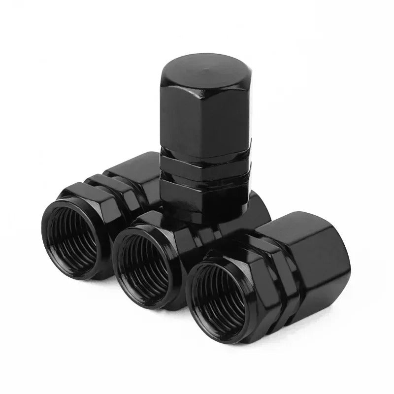 Carbon Fiber License Plate Frame + 4 Valve Stem Caps